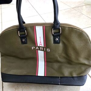Aris Green and Black Travel Bag with Sporty Design